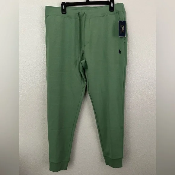 Polo Ralph Lauren Double Knit Jogger Pants Green CP93 PWing Polo Sport